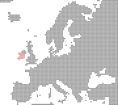 Ireland - Series: Pixel Map Europe