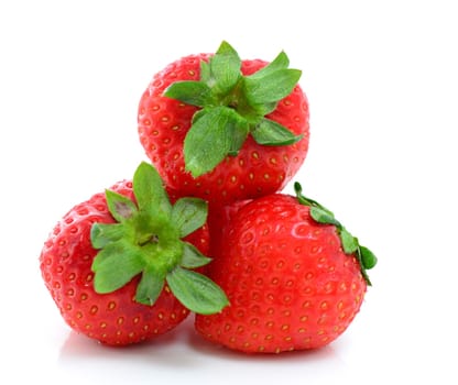 Strawberry isolated on white