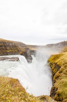 Gullfoss waterfall on Hvita river - Iceland
