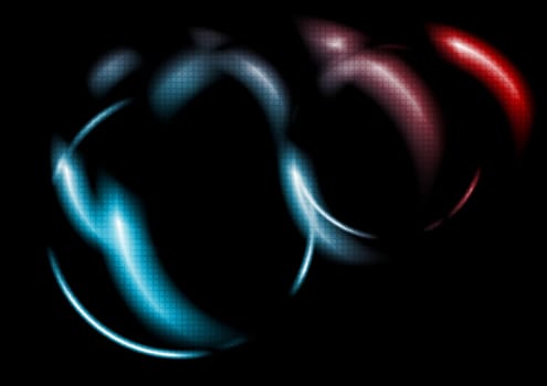 Abstract glowing vector background