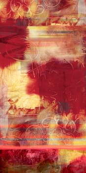 Mixed Media Collage - Abstract Background