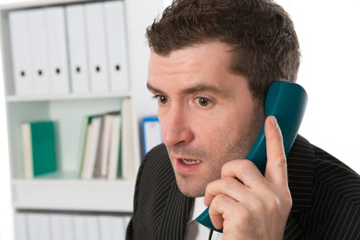 Businessman on the phone