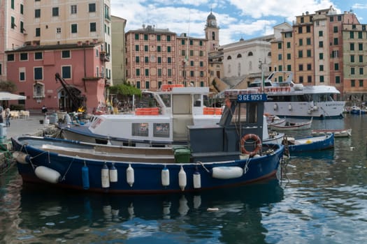 Camogli, famous small fishing village and tourist