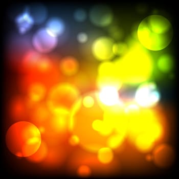 Abstract shiny lights vector background