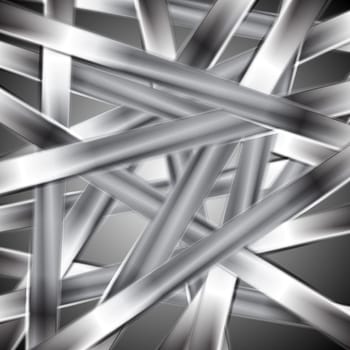 Abstract vector metallic stripes background