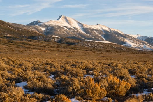 Winter landscape in Great Basin area Neveda Landscape