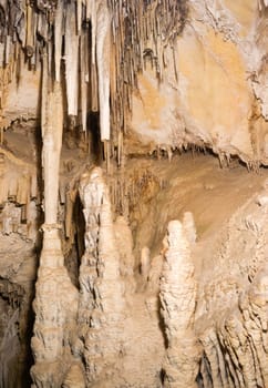 Underground caves often have very similar water mineral formations