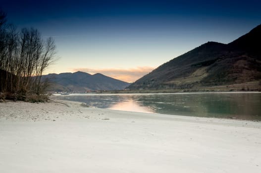 Sunset on the Danube