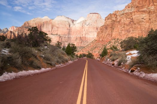 Here we see the Sundial and Alter of Sacrifice in Zion National Park