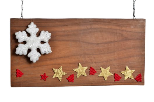 Wooden sign Christmas old wood