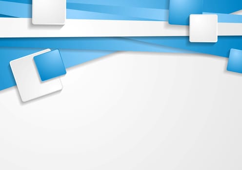 Blue tech abstract vector background
