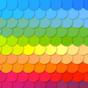 Abstract colorful vector art backdrop