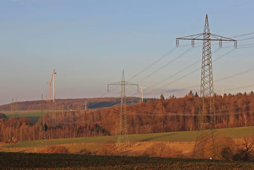 Construction of new wind turbines in northern Hesse