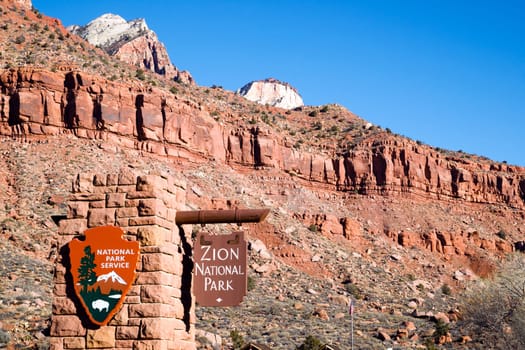 A real colorful scene here at the entrance to Zion