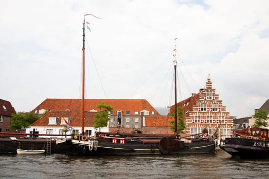 Stadstimmerwerf Galgewater in Leiden, the Netherlands.