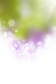 Abstract colorful blurred spring background