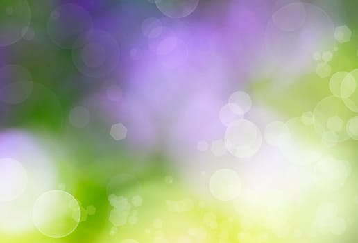 Abstract colorful blurred spring background