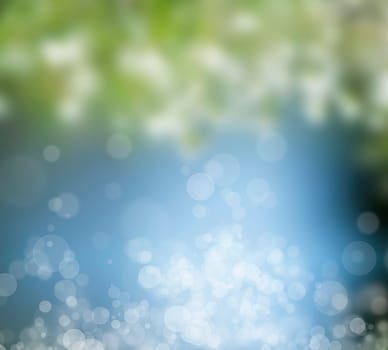 Abstract colorful blurred spring background