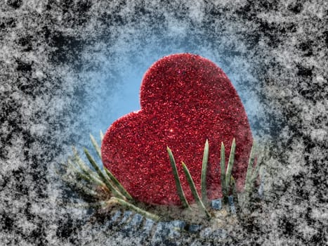 Bright festive background with writing as a festive card