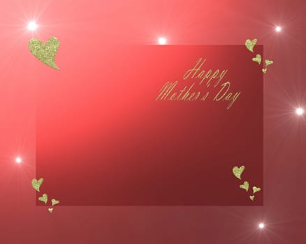Red background
