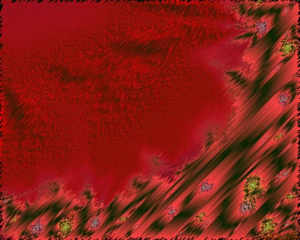 Red background