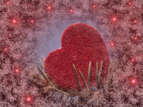 Bright festive background with writing as a festive card