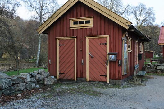 Sundsby manor small storage building at the big building
