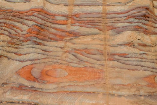 wall inside royal tombs in nabatean petra jordan middle east