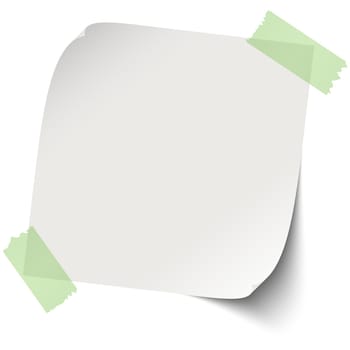 Note / note with adhesive tape