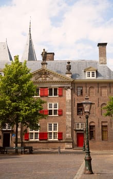 Historic building in Leiden, the Netherlands.