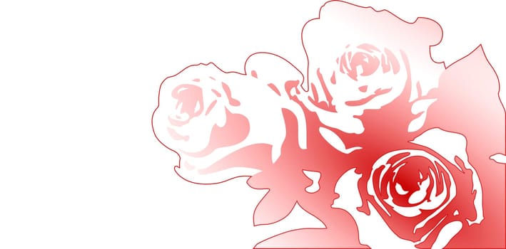 Roses Graphic Tattoo Drawing