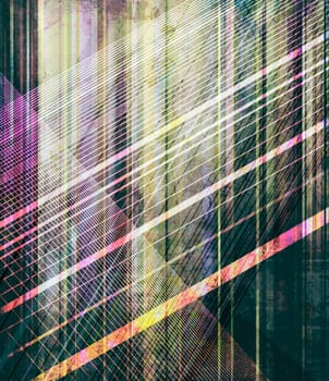 abstract stripe pattern old