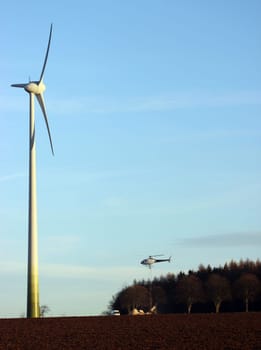 Loading a helicopter for forest liming