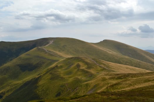 mountain, sky, cloud, eternity, nature, tranquil, hill, scene, ridge