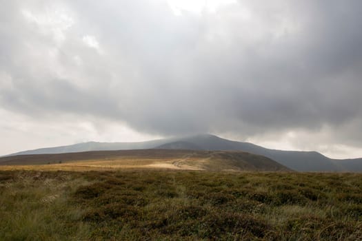 mountain, sky, cloud, eternity, nature, tranquil, hill, scene, ridge