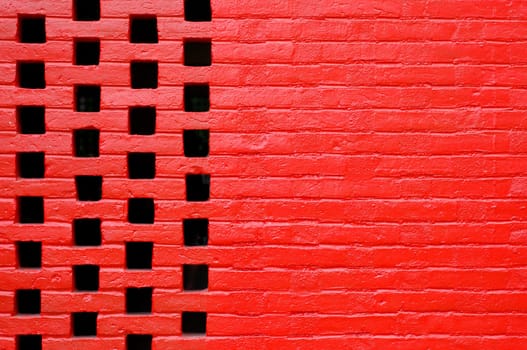 red  brick wall