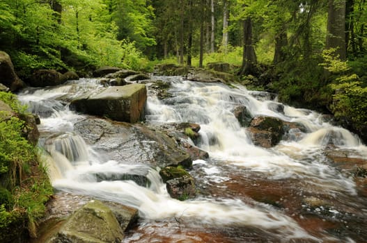 Warm Bode in the Harz Mountains