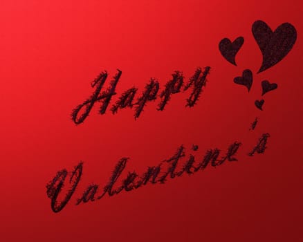 Red background