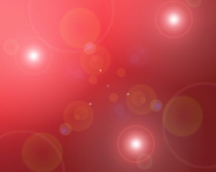 Red background