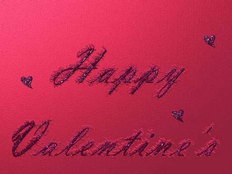 Red background