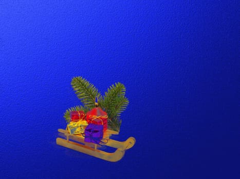 Blue background