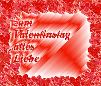 Red background