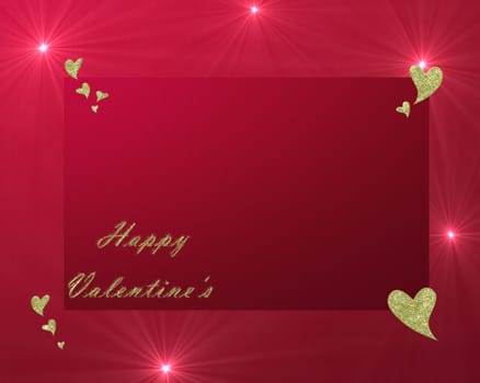 Red background