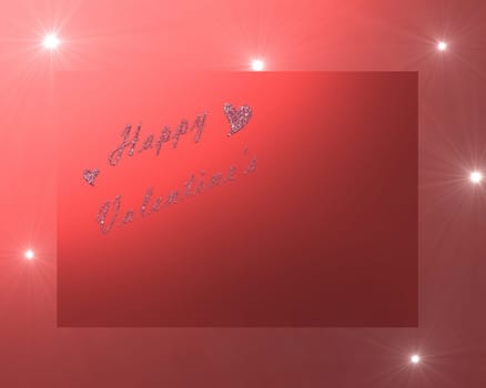 Red background