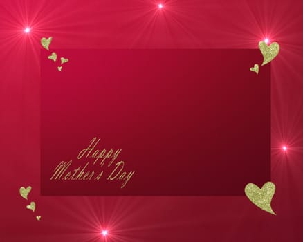 Red background
