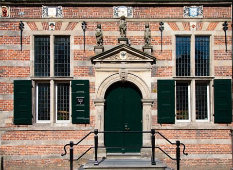 Medieval city hall in Naarden, the Netherlands.