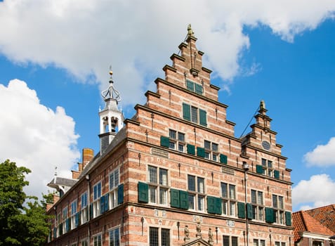 Medieval city hall in Naarden, the Netherlands.