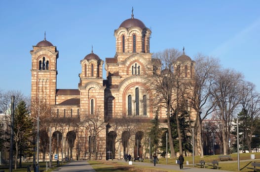 St. Mark's church in Belgrade, Serbia