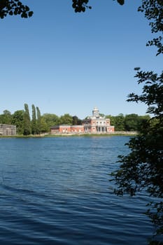 Marble palace from public ground photography