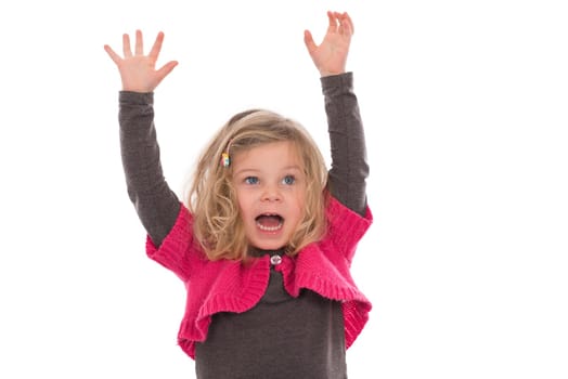 cheering girl